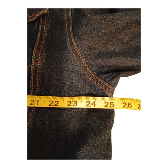 PRETTYLITTLETHING Women's Denim Jacket Oversized Boyfriends Dark Wash Size 8 - Picture 7 of 10